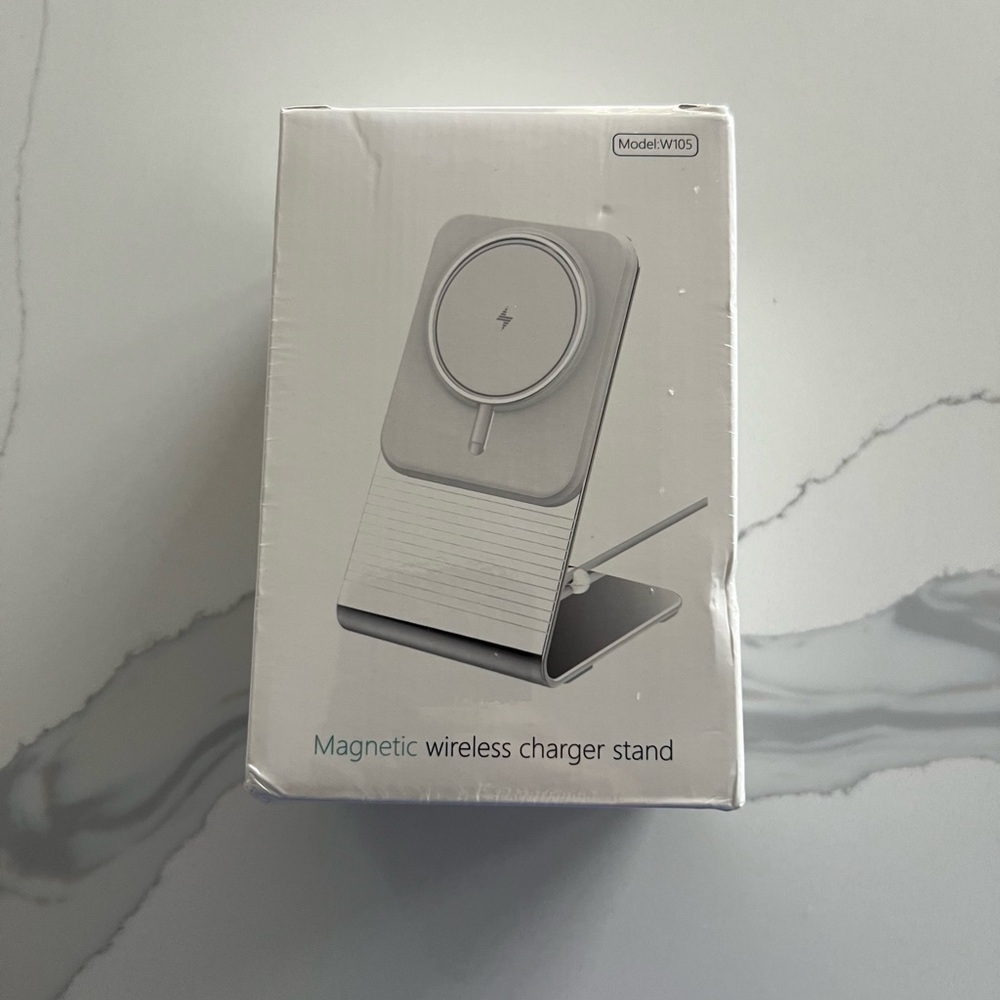 NEW 2/$50 MagSafe iPhone charger stand with usb c. 2 in one. iPhone 12, 13, 14 - Picture 2 of 10